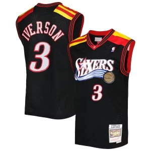 Bellissimo Versatile Allen Iverson Philadelphia 76ers Hardwood Classics 2006/07 Swingman Jersey Black
