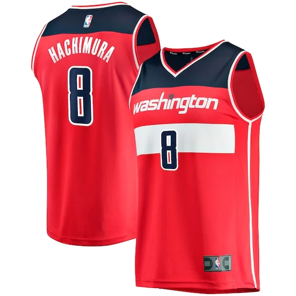 Bellissimo Versatile Sofisticato Rui Hachimura Washington Wizards Replica Fast Break Jersey Red Icon Edition
