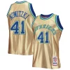 Carino Accattivante Dirk Nowitzki Dallas Mavericks 75th Anniversary 1998/99 Hardwood Classics Swingman Jersey Gold