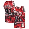 Carino Comodo Gorgeous Dennis Rodman Chicago Bulls 1997/98 Hardwood Classics Lunar New Year Swingman Jersey Red
