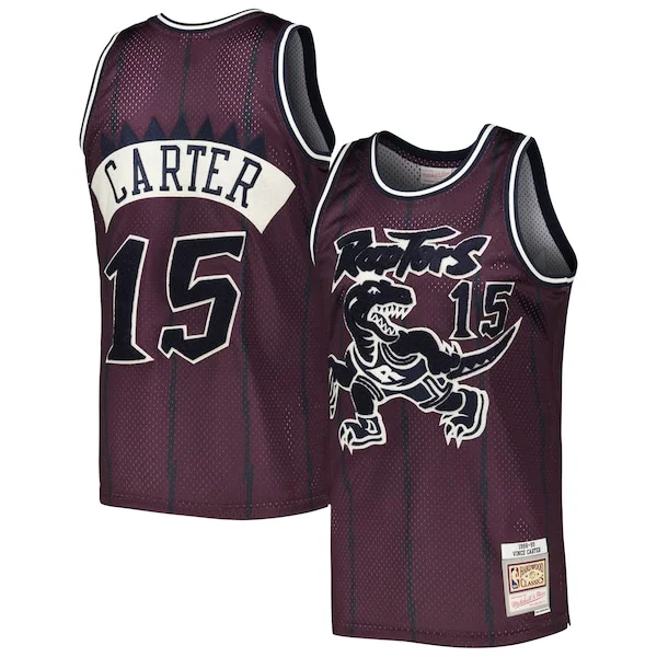 Carino Comodo Meraviglioso Vince Carter Toronto Raptors Hardwood Classics Off Court Swingman Jersey Purple