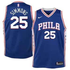 Carino Cool Comodo Ben Simmons Philadelphia 76ers Nike Youth Swingman Jersey Royal Icon Edition/White