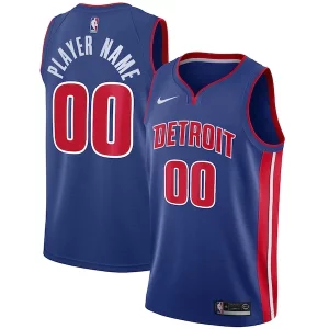 Carino Detroit Pistons Nike Swingman Custom Jersey Blue Icon Edition