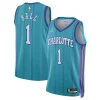Carino Eccezionale Lussuoso LaMelo Ball Charlotte Hornets Jordan Brand Unisex 2023/24 Swingman Replica Jersey Classic Edition Teal