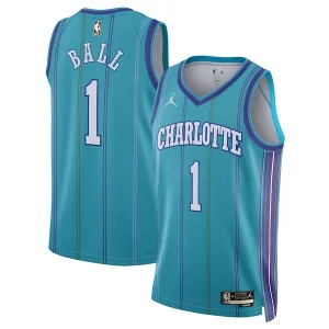 Carino Eccezionale Lussuoso LaMelo Ball Charlotte Hornets Jordan Brand Unisex 2023/24 Swingman Replica Jersey Classic Edition Teal