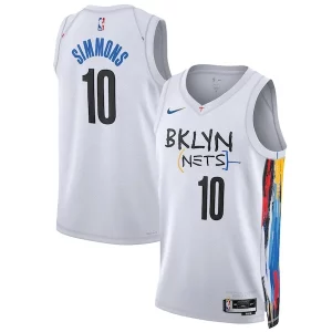 Carino Fantastico Ben Simmons Brooklyn Nets Nike Unisex 2022/23 Swingman Jersey City Edition White