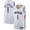 Carino Gorgeous Zion Williamson New Orleans Pelicans Nike 2019/2020 Swingman Jersey Association Edition White/Navy