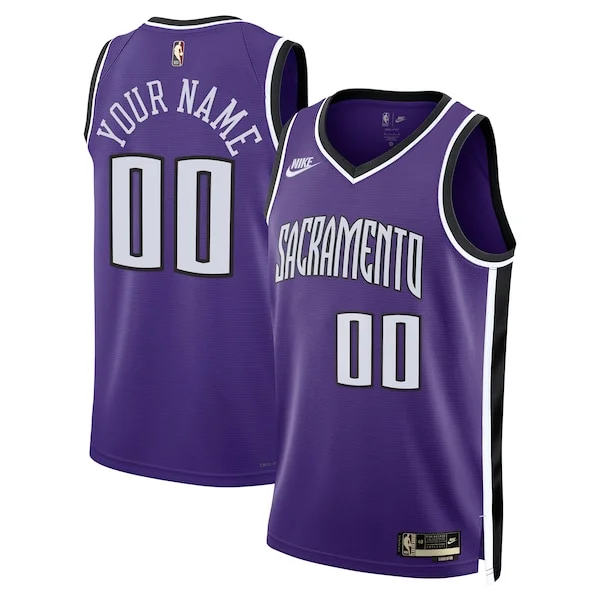 Carino Incantevole Sacramento Kings Nike Unisex Adult Swingman Custom Jersey Classic Edition Purple