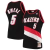 Carino Jermaine O'Neal Portland Trail Blazers 1999/00 Hardwood Classics Swingman Jersey Black