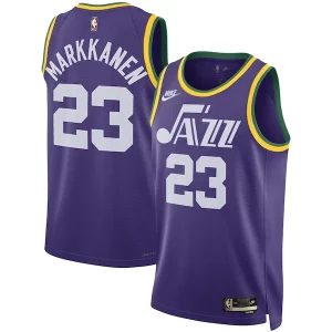 Carino Lauri Markkanen Utah Jazz Nike Unisex 2023/24 Swingman Replica Jersey Classic Edition Purple