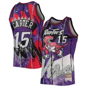 Carino Robusto Vince Carter Toronto Raptors Hardwood Classics 1998/99 Hyper Hoops Swingman Jersey Purple