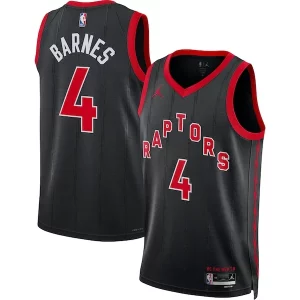 Carino Scottie Barnes Toronto Raptors Jordan Brand Unisex Swingman Jersey Statement Edition Black