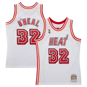 Comodo Classico Stupendo Shaquille O'Neal Miami Heat 2007/08 Hardwood Classics Swingman Jersey White