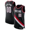Carino Splendido Portland Trail Blazers Nike 2021/22 Diamond Authentic Custom Jersey Icon Edition Black