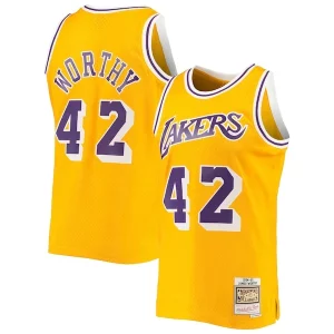 Carino Versatile Duraturo James Worthy Los Angeles Lakers 1984/85 Hardwood Classics Swingman Jersey Gold
