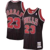 Classico Accattivante Magnifico Michael Jordan Chicago Bulls 1995/96 Hardwood Classics Authentic Jersey Black/Scarlet/White