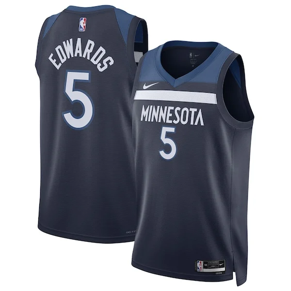 Classico Anthony Edwards Minnesota Timberwolves Nike Unisex Swingman Jersey Icon Edition Navy