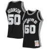 Classico David Robinson San Antonio Spurs 1998/99 Hardwood Classics NBA 75th Anniversary Diamond Swingman Jersey Black