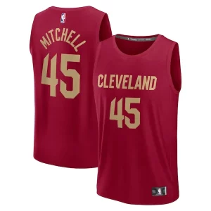 Robusto Donovan Mitchell Cleveland Cavaliers Youth Fast Break Replica Player Jersey Icon Edition Wine