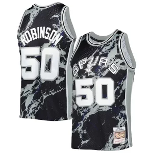 Classico Gorgeous Robusto David Robinson San Antonio Spurs 1998/99 Hardwood Classics Marble Swingman Jersey Black