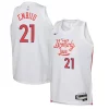Classico Incantevole Resistente Joel Embiid Philadelphia 76ers Nike Youth 2022/23 Swingman Jersey City Edition White