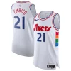 Classico Joel Embiid Philadelphia 76ers Nike 2024/25 Authentic Player Jersey City Edition White
