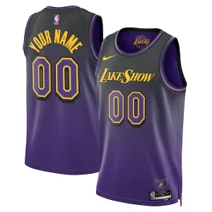 Classico Los Angeles Lakers Nike Unisex 2024/25 Custom Swingman Jersey City Edition Purple