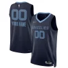 Classico Memphis Grizzlies Nike 2021/22 Diamond Swingman Custom Jersey Icon Edition Navy