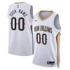 Classico New Orleans Pelicans Nike Unisex Swingman Custom Jersey White Association Edition