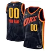 Classico Oklahoma City Thunder Nike Unisex 2023/24 Custom Swingman Jersey Navy City Edition
