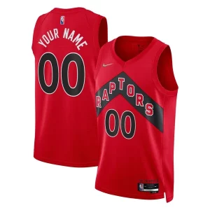 Classico Toronto Raptors Nike 2021/22 Diamond Swingman Custom Jersey Icon Edition Red