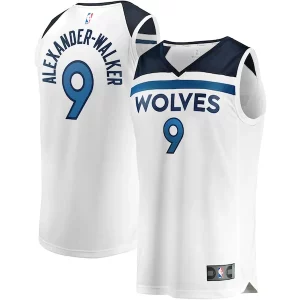 Classico Trendy Nickeil Alexander Walker Minnesota Timberwolves Youth Fast Break Replica Player Jersey Association Edition White