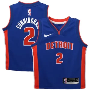 Comodo Attraente Cade Cunningham Detroit Pistons Nike Toddler Swingman Player Jersey Icon Edition Blue