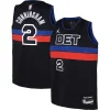 Comodo Cade Cunningham Detroit Pistons Jordan Brand Youth Swingman Jersey Statement Edition Black