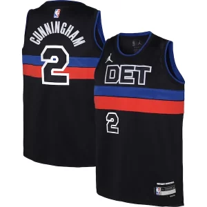 Comodo Cade Cunningham Detroit Pistons Jordan Brand Youth Swingman Jersey Statement Edition Black