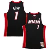 Trendy Chris Bosh Miami Heat Hardwood Classics Swingman Jersey Black