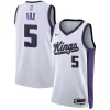 Comodo Incantevole De'Aaron Fox Sacramento Kings Nike Unisex Swingman Jersey Association Edition White