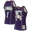Comodo Incantevole Tracy McGrady Toronto Raptors 1998/99 Hardwood Classics NBA 75th Anniversary Diamond Swingman Jersey Purple
