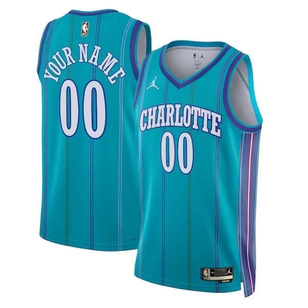 Comodo Moderno Charlotte Hornets Jordan Brand Unisex 2023/24 Custom Swingman Jersey Classic Edition Teal