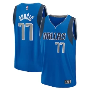 Bellissimo Classico Stupendo Luka Dončić Dallas Mavericks Fast Break Replica Player Jersey Icon Edition Blue