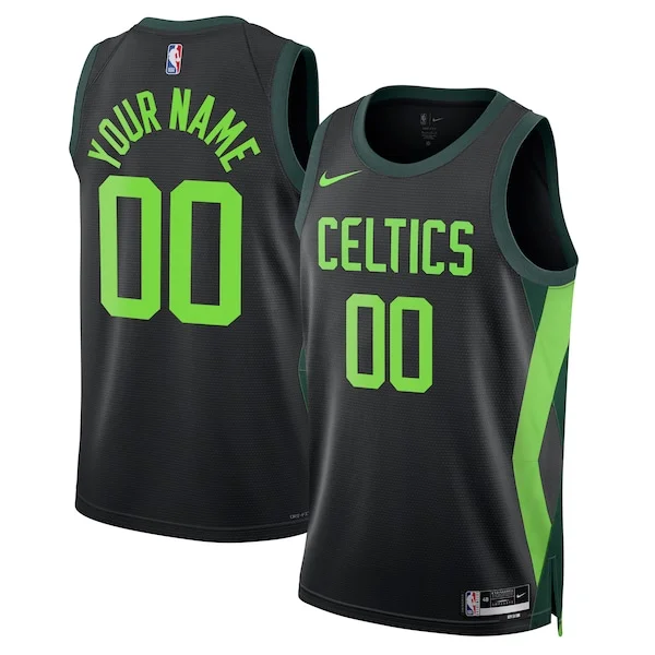 Comodo Sofisticato Boston Celtics Nike Unisex 2024/25 Custom Swingman Jersey City Edition Black