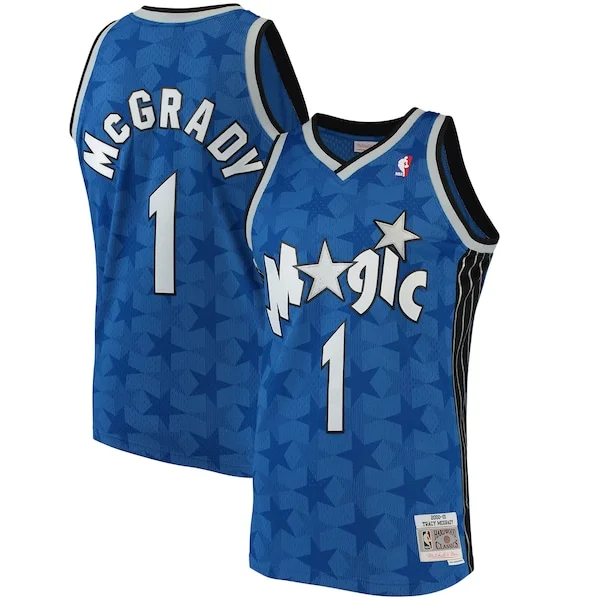 Comodo Stupendo Raffinato Tracy McGrady Orlando Magic Hardwood Classics Swingman Jersey Blue