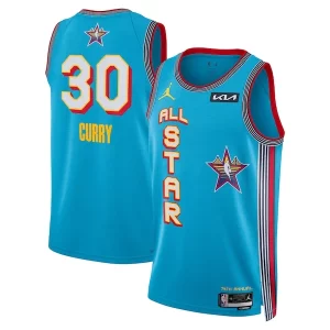Comodo Stupendo Stephen Curry Jordan Brand Unisex 2025 NBA All Star Game Swingman Player Jersey Light Blue