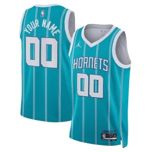 Comodo Versatile Bellissimo Charlotte Hornets Jordan Brand Unisex Swingman Custom Jersey Teal Icon Edition