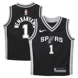 Splendido Victor Wembanyama San Antonio Spurs Nike Toddler Swingman Player Jersey Icon Edition Black