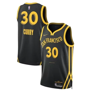 Cool Accattivante Pratico Stephen Curry Golden State Warriors Nike Unisex 2023/24 Swingman Jersey Black City Edition