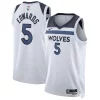 Cool Anthony Edwards Minnesota Timberwolves Nike Unisex Swingman Jersey Association Edition White