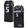 Cool De'Aaron Fox Sacramento Kings Jordan Brand Swingman Player Jersey Statement Edition Black