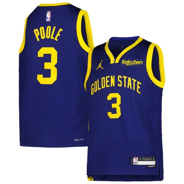 Cool Delizioso Gorgeous Jordan Poole Golden State Warriors Youth 2022/23 Swingman Jersey Navy Statement Edition