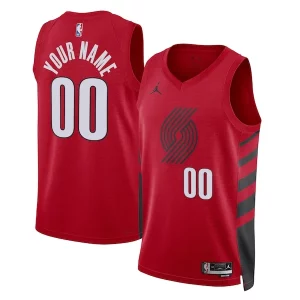 Cool Fantastico Portland Trail Blazers Jordan Brand Unisex 2022/23 Swingman Custom Jersey Statement Edition Red